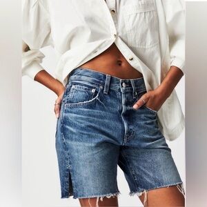 Edwin Cali Button Fly Jean Shorts